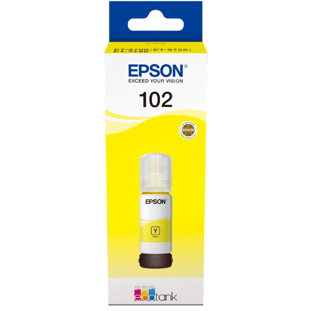Encre Epson 102 Jaune