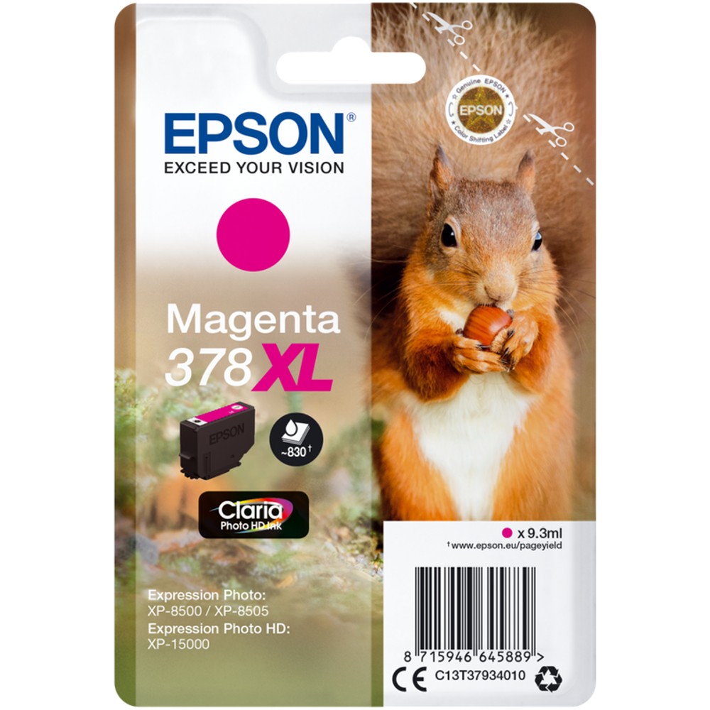 Encre Epson 378XL Magenta