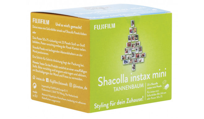 Fujifilm 1x23 Shacolla Box Kerstboom Instax Photo Panels