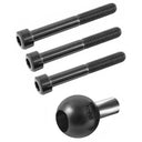 Ram Mounts B-367U Ball for Steering Wheel Clamp Base for Motorcycle with 1" Ball