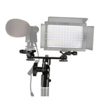 Support inclinable Falcon Eyes Double monture + 2 griffes de Flash CLD-14A