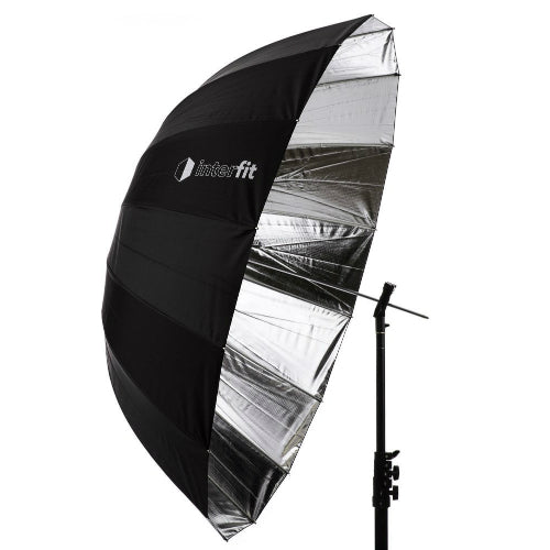 Interfit 165cm Parabolic Umbrella Silver