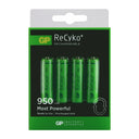 GP NiMH ReCyko + AAA 950 blister 4