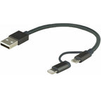 Câble de charge et de synchronisation GP CB03, connecteur Micro USB + Lightning 2 en 1