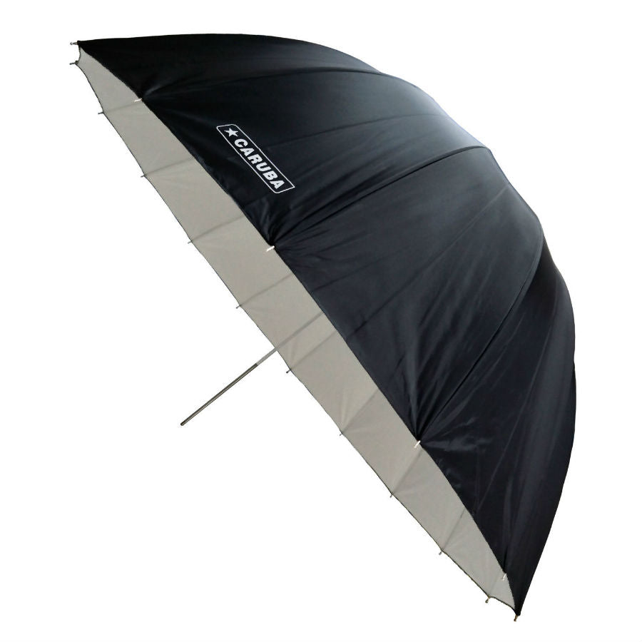 Caruba Parapluie Flash Parabolique 165 cm (blanc profond / noir)