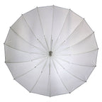 Caruba Parapluie Flash Parabolique 165 cm (blanc profond / noir)