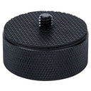 Vis adaptateur Caruba 1/4"M 3/8"F avec poignée en métal et couvercle en caoutchouc