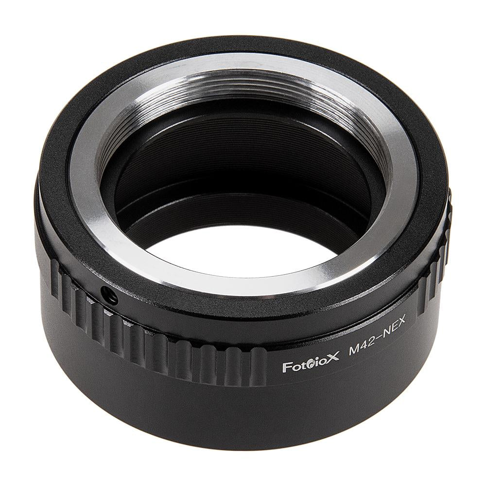 Fotodiox Lens Mount adapter - M42 Type 2 (42mm x1 Screw Mount) to Sony Alpha E-Mount (M42-SnyE-V2)