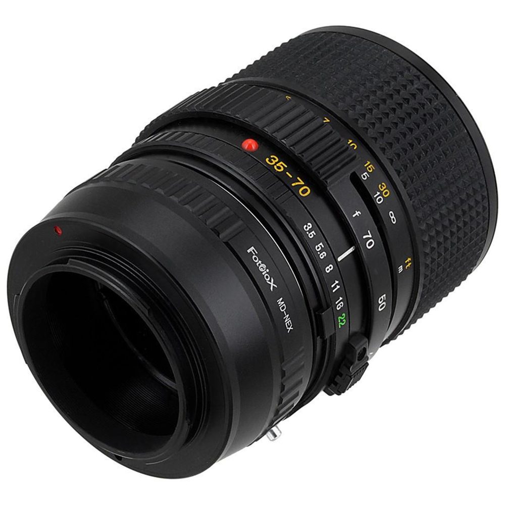 Fotodiox Objectif Adaptateur de monture - Minolta Rokkor (SR / MD / MC) SLR Objectif sur Sony Alpha E-Mount (MD-SnyE)