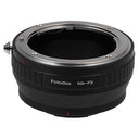 Fotodiox Adaptateur de monture d'objectif - Objectif à monture Nikon F vers monture Fujifilm série X (NikF-FXRF)
