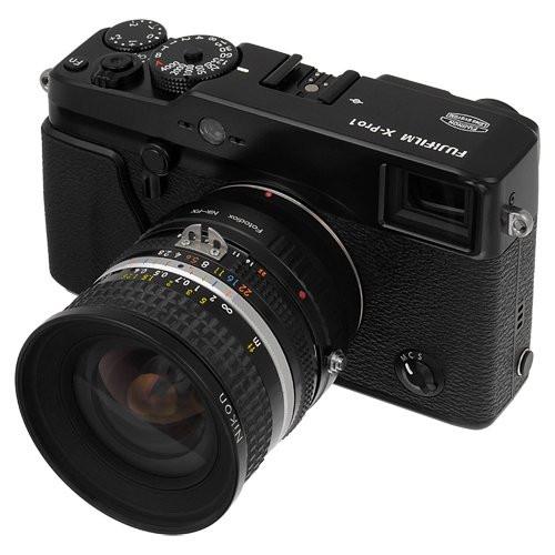 Fotodiox Adaptateur de monture d'objectif - Objectif à monture Nikon F vers monture Fujifilm série X (NikF-FXRF)
