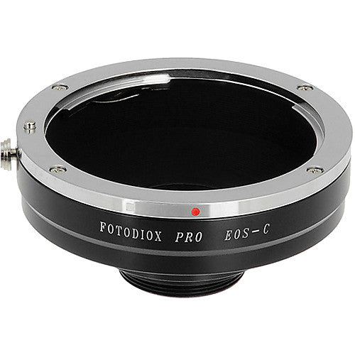 Fotodiox Pro Adapteur de Montage Canon EOS (EF / EF-S) D/SLR Objectif à C-Mount (1" Vis Monture) Cine & CCTV (EOS-C-Pro)