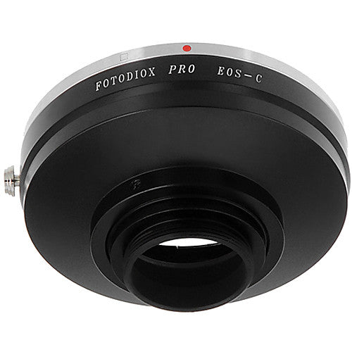 Fotodiox Pro Adapteur de Montage Canon EOS (EF / EF-S) D/SLR Objectif à C-Mount (1" Vis Monture) Cine & CCTV (EOS-C-Pro)