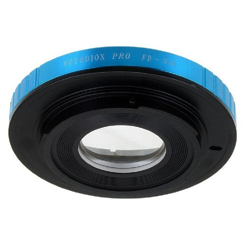 Fotodiox Pro Adaptateur de monture d'objectif - Objectif Canon FD & FL 35mm SLR vers monture Nikon F (avec molette de contrôle d'ouverture intégrée) (FD-NikF-Pro)