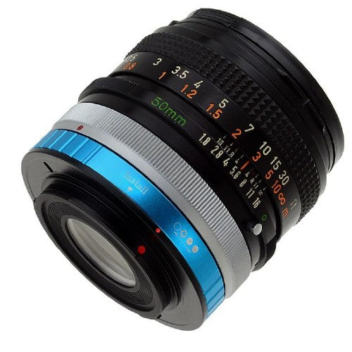 Fotodiox Pro Adaptateur de monture d'objectif - Objectif Canon FD & FL 35mm SLR vers monture Nikon F (avec molette de contrôle d'ouverture intégrée) (FD-NikF-Pro)