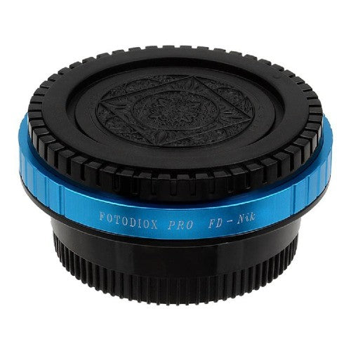 Fotodiox Pro Adaptateur de monture d'objectif - Objectif Canon FD & FL 35mm SLR vers monture Nikon F (avec molette de contrôle d'ouverture intégrée) (FD-NikF-Pro)