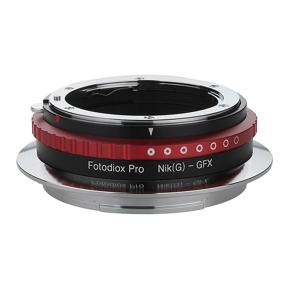 Fotodiox Pro Adaptateur de monture d'objectif - Nikon Nikkor F monture Type G à Fujifilm monture type G (NikG-GFX-Pro)