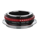 Fotodiox Pro Adaptateur de monture d'objectif - Nikon Nikkor F monture Type G à Fujifilm monture type G (NikG-GFX-Pro)
