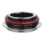 Fotodiox Pro Adaptateur de monture d'objectif - Nikon Nikkor F monture Type G à Fujifilm monture type G (NikG-GFX-Pro)
