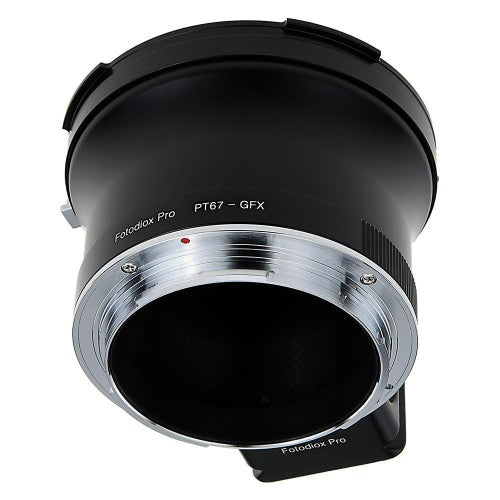 Adaptateur de Monture d'objectif Fotodiox Pro, Pentax 6x7 (P67, PK67) Monture d'objectif SLR vers les Systèmes d'appareil Photo Numérique sans Miroir Fujifilm à Monture G GFX (P67-GFX-Pro)