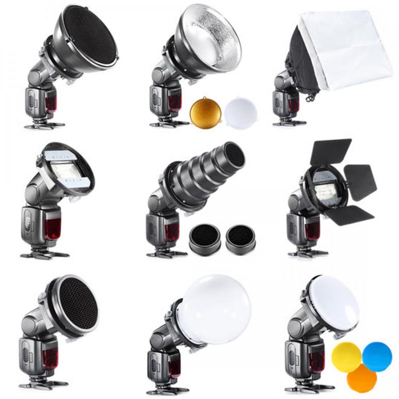 Bresser BR-SET Set Speedlite Strobist 9 Pièces