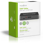 Nedis 2 Ports Répartiteur HDMI Noir