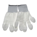 Caruba Gants de nettoyage antistatiques Blanc
