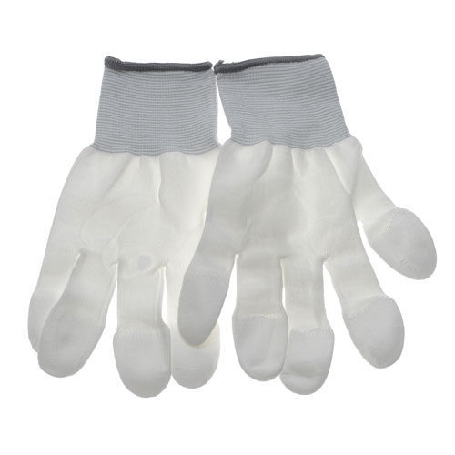 Caruba Gants de nettoyage antistatiques Blanc