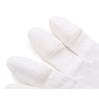 Caruba Gants de nettoyage antistatiques Blanc