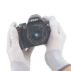 Caruba Gants de nettoyage antistatiques Blanc