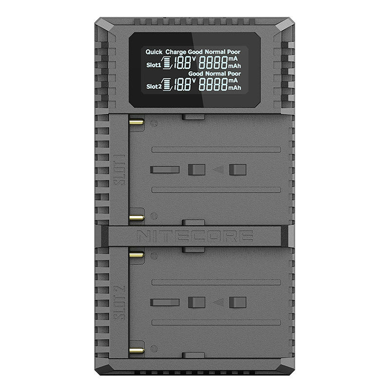 Chargeur double Nitecore USN Pro pour Sony NP série F