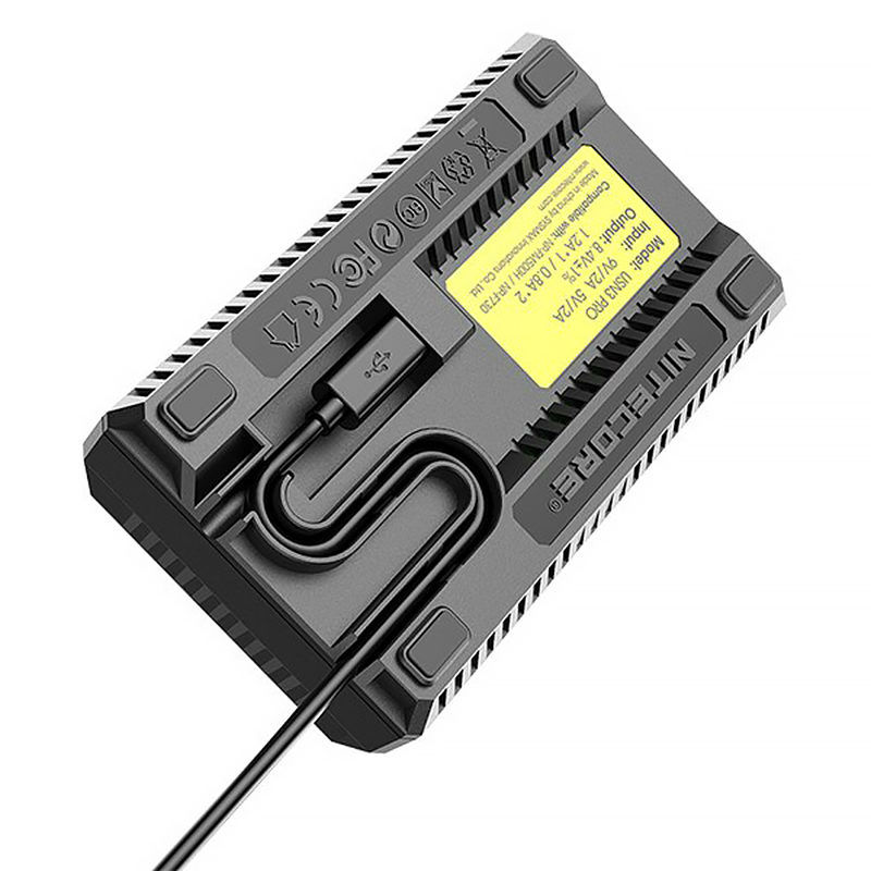Chargeur double Nitecore USN Pro pour Sony NP série F