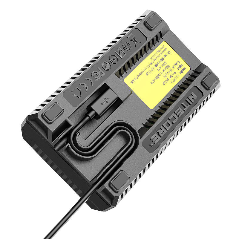 Double chargeur Nitecore FX2 Pro pour Fujifilm NP T125