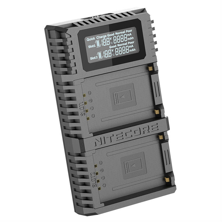 Double chargeur Nitecore FX2 Pro pour Fujifilm NP T125