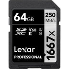 Lexar SDXC Professional 64 Go 1667x UHS-II