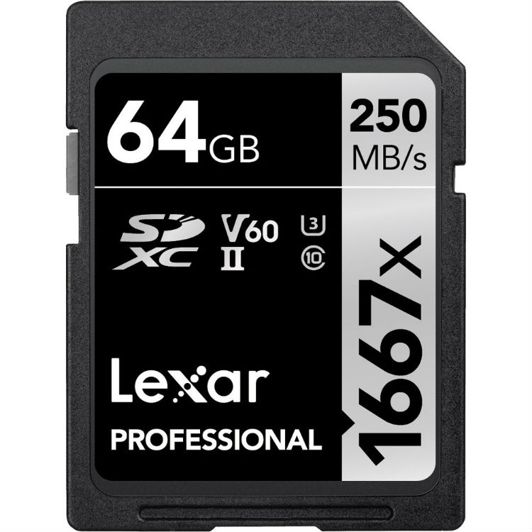 Lexar SDXC Professional 64 Go 1667x UHS-II