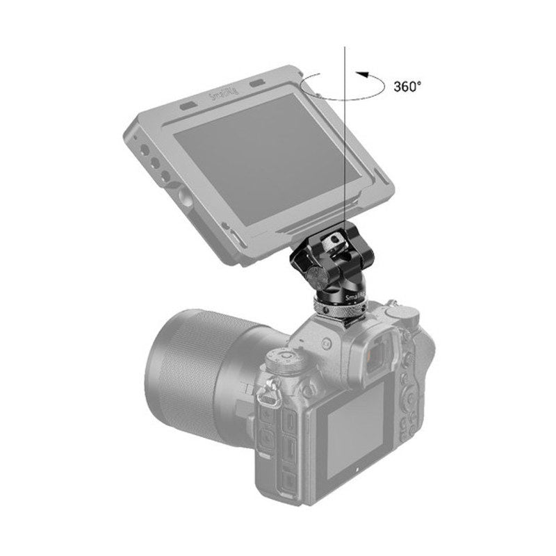 Support de moniteur pivotant et inclinable SmallRig avec griffe BSE2346