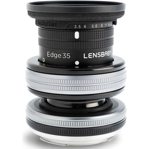 Adaptateur Lensbaby permettant de fixer des filtres de 62mm à l’optique Edge 35