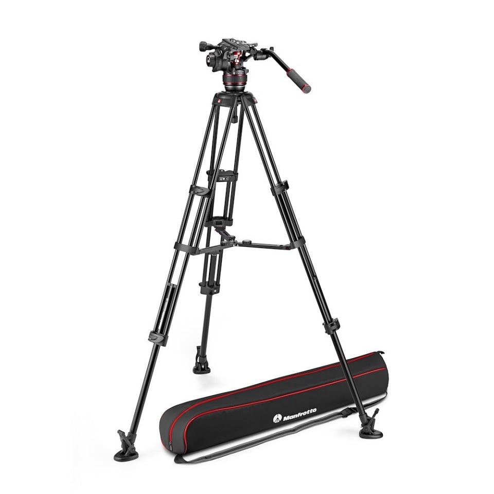 Manfrotto Nitrotech 608 & Alu Double Mid-Level Spreader