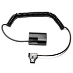 IndiPro Coiled D-Tap To Canon LP-E6 Type Dummy Batterie