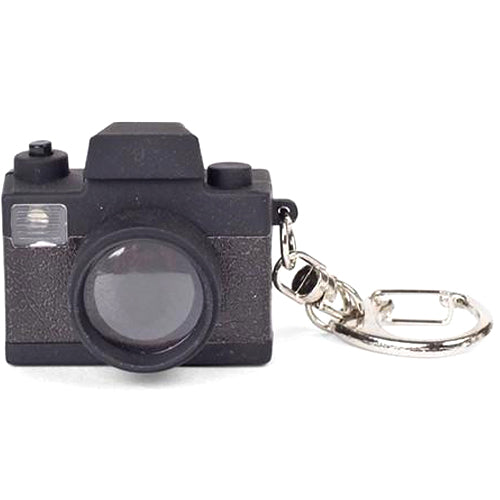 Kikkerland Porte-clés appareil photo LED