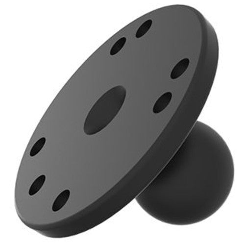 RAM-B-202U 2.5 inch Composite Round Base et AMPs Hole Pattern & 1 inch Ball