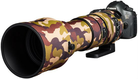 EasyCover Objectif Oak pour Sigma 150-600mm f/5-6.3 DG OS HSM S Marron Camouflage