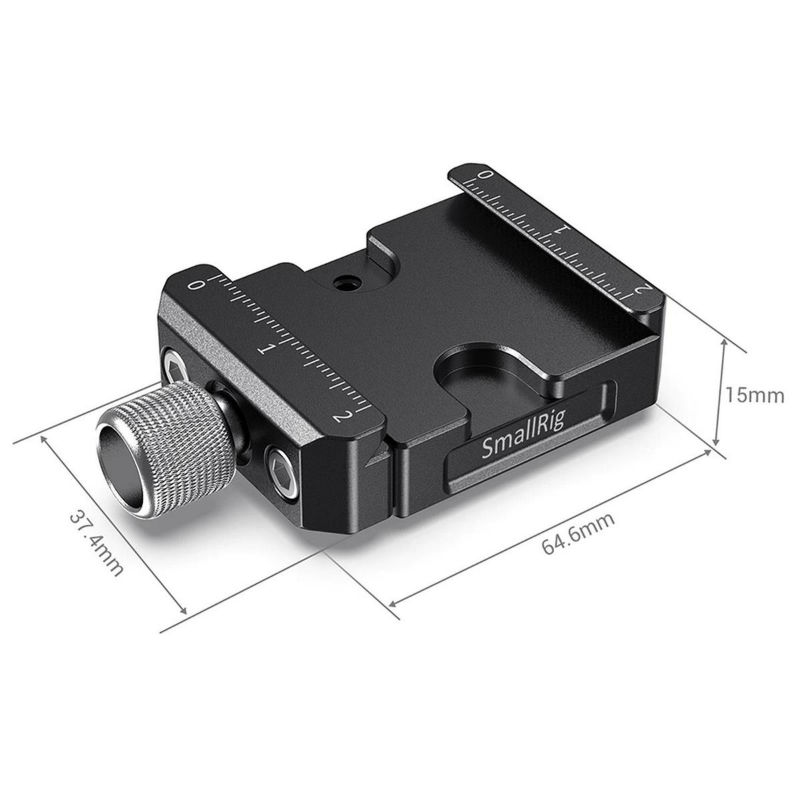 SmallRig Arca-Type Attache Rapide Pince pour DJI Ronin S/Ronin SC et ZHIYUN Crane Series/Weebill S Gimbals DBC2506