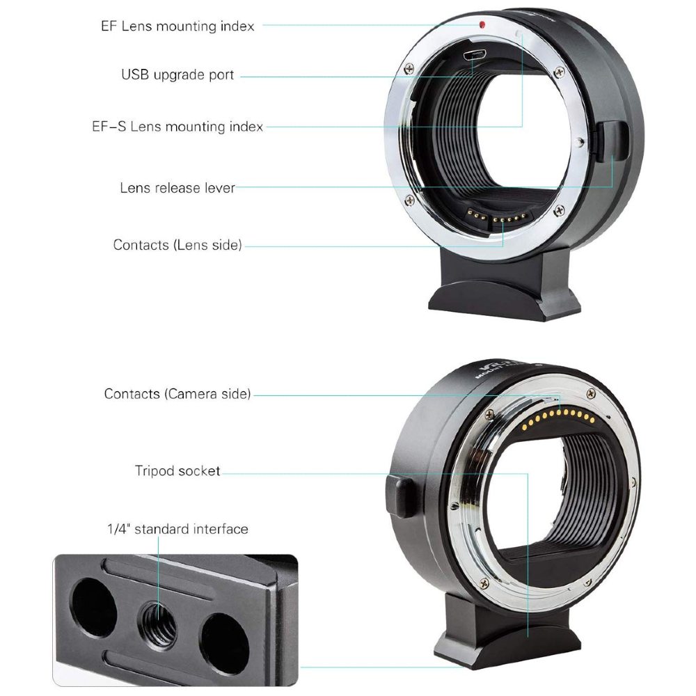 Viltrox EF-Z Objectif Monture Adaptateur