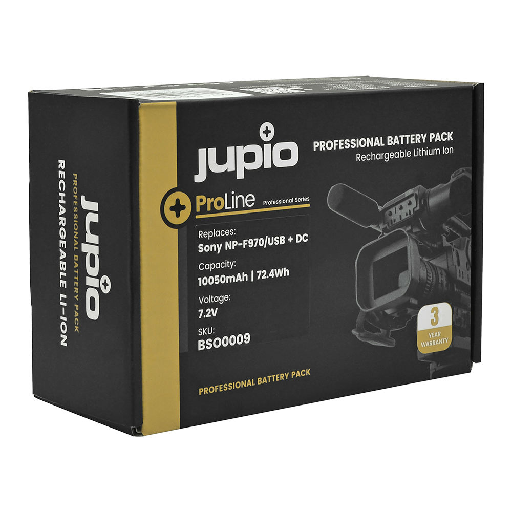 Jupio Sony NP-F970 avec USB 10050mAh