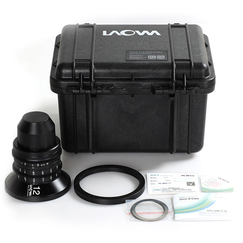 Objectif Laowa 12mm t/2.9 ZERO-D Cine pour Arri PL
