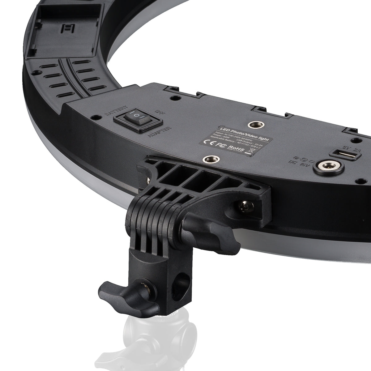 Bresser STR-48 SMD LED Lampe Annulaire Bi-Color 48W