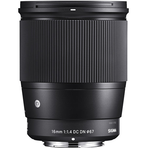 SIGMA 16mm F1.4 DC DN (C) MONTAGE en L