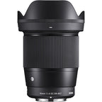SIGMA 16mm F1.4 DC DN (C) MONTAGE en L